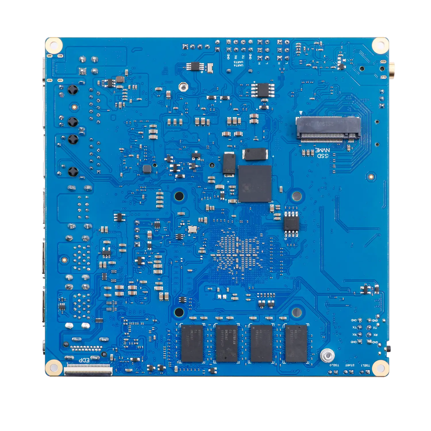 Foto der Rückseite eines OrangePi Nova v1.1